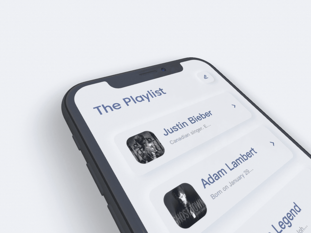 apple music-新拟态概念设计（图ZMjA4MTAxNjI0） - APP界面 - 站酷设计师BVVVV原创素材 - 站酷ZCOOL