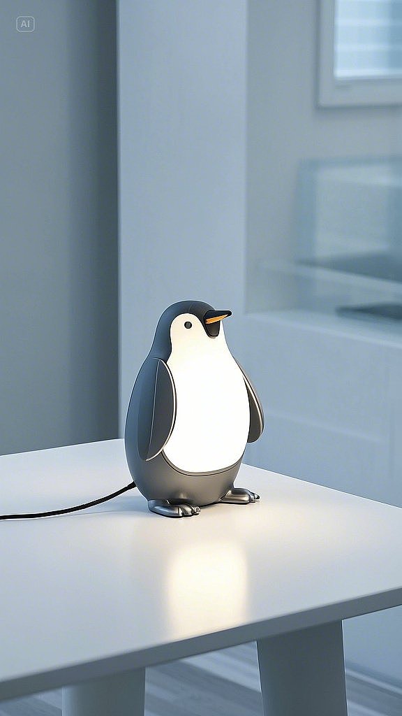 当企鹅变成灯