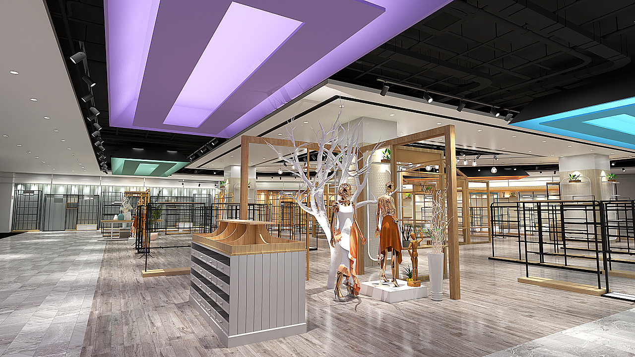 服装店面 卖场局部