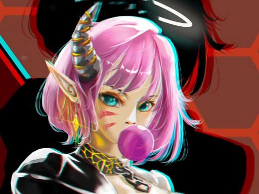 半神魔（个人主页-ZNDExOTUxNTY=） - 商业插画 - 站酷设计师向黑势低头原创素材 - 站酷ZCOOL