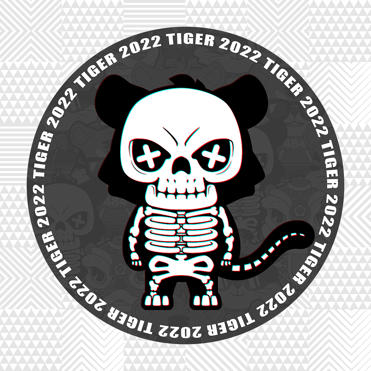 酷酷虎丨虎年卡通形象设计（图ZMjc5NjEwMzcy） - 创作习作 - 站酷设计师羽墨扬原创素材 - 站酷ZCOOL