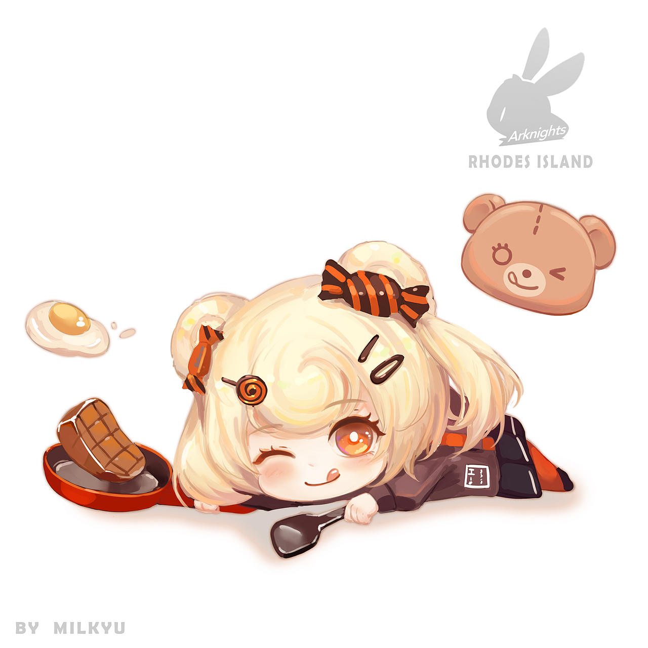 趴趴 明日方舟（图ZMTY3MDA1MDAw） - 创作习作 - 站酷设计师小白酱milkyu原创素材 - 站酷ZCOOL