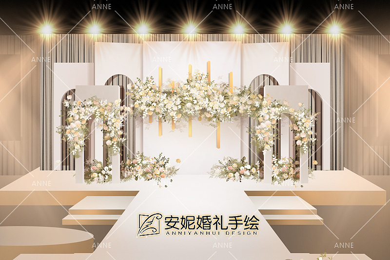 安妮婚礼手绘 | 誓言 板绘素材