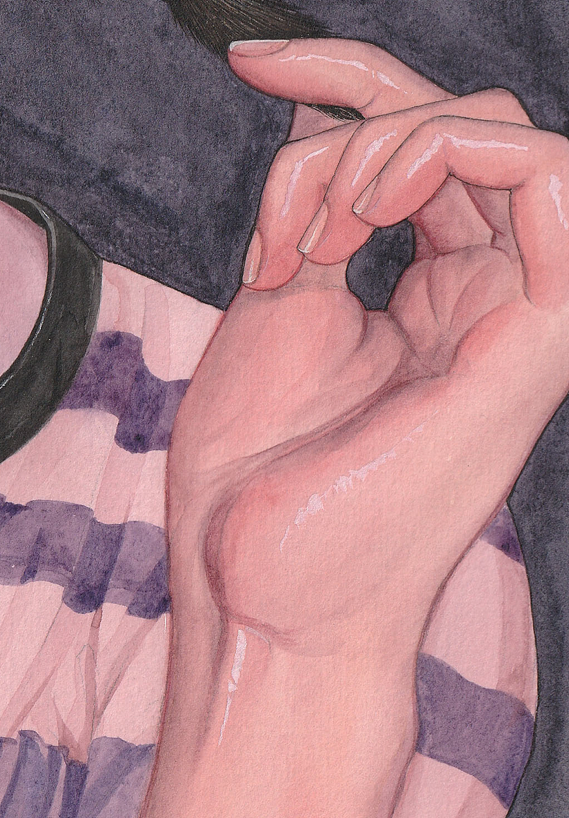 《女孩》水彩人物插画（图ZMTg0OTk5Nzgw） - 创作习作 - 站酷设计师诸予原创素材 - 站酷ZCOOL