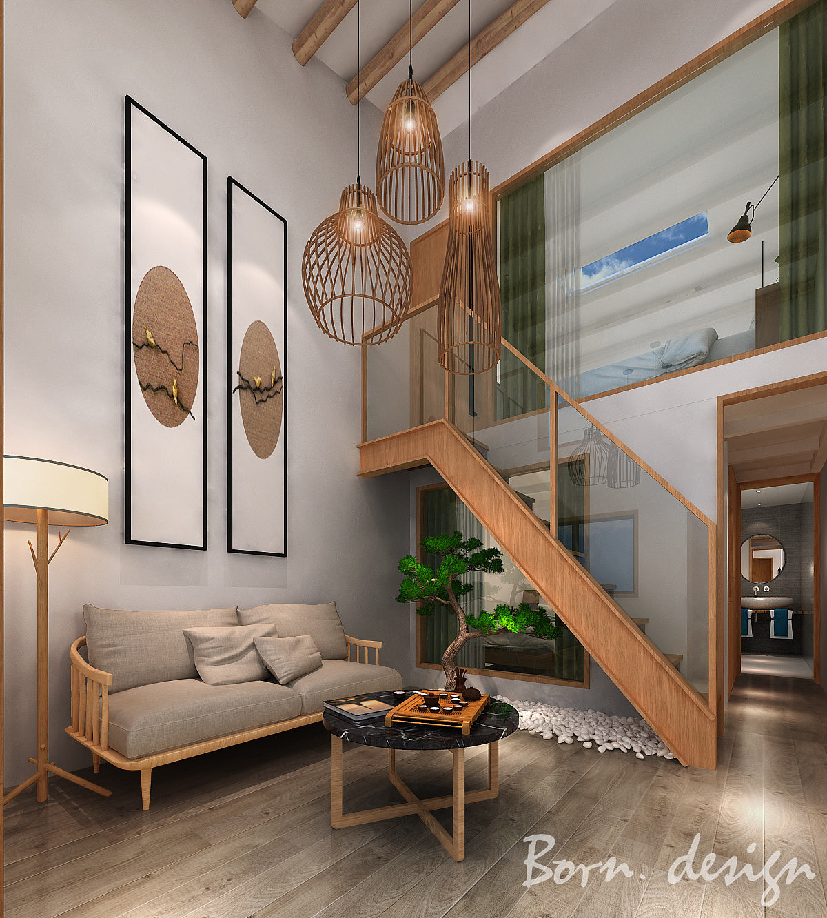 广西阳朔民宿设计案例分享（图ZMTQ1NTAxNjQw） - 家装设计 - 站酷设计师博仁设计原创素材 - 站酷ZCOOL