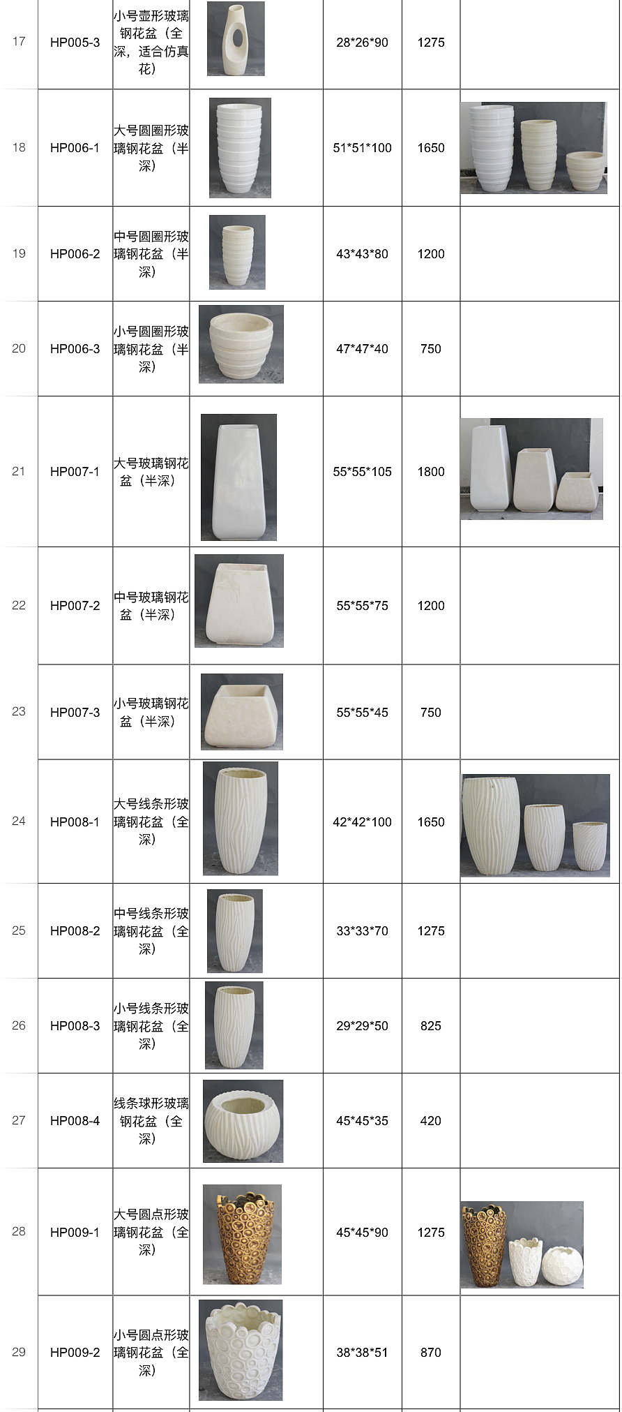 德森-【雕塑-各种成品】【资料库】图册展示bd.表格111