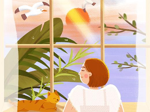 雨后（个人主页-ZMzkwOTA3NDQ=） - 商业插画 - 站酷设计师初夏之音原创素材 - 站酷ZCOOL