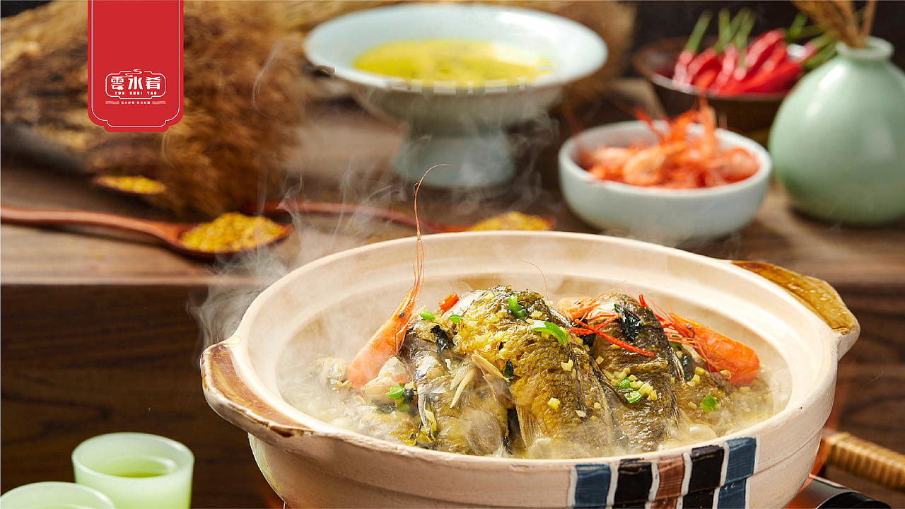 云水肴品牌提案设计/视觉标识系统/中餐厅品牌（图ZMjMxNDI3OTM2） - 品牌 - 站酷设计师长安男孩原创素材 - 站酷ZCOOL