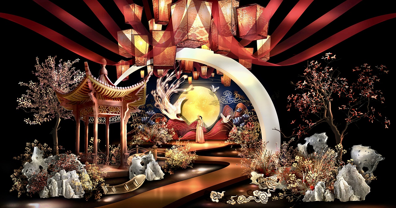 中式婚礼（图ZMjgyMTU4MDU2） - 展陈设计 - 站酷设计师Z16770498原创素材 - 站酷ZCOOL