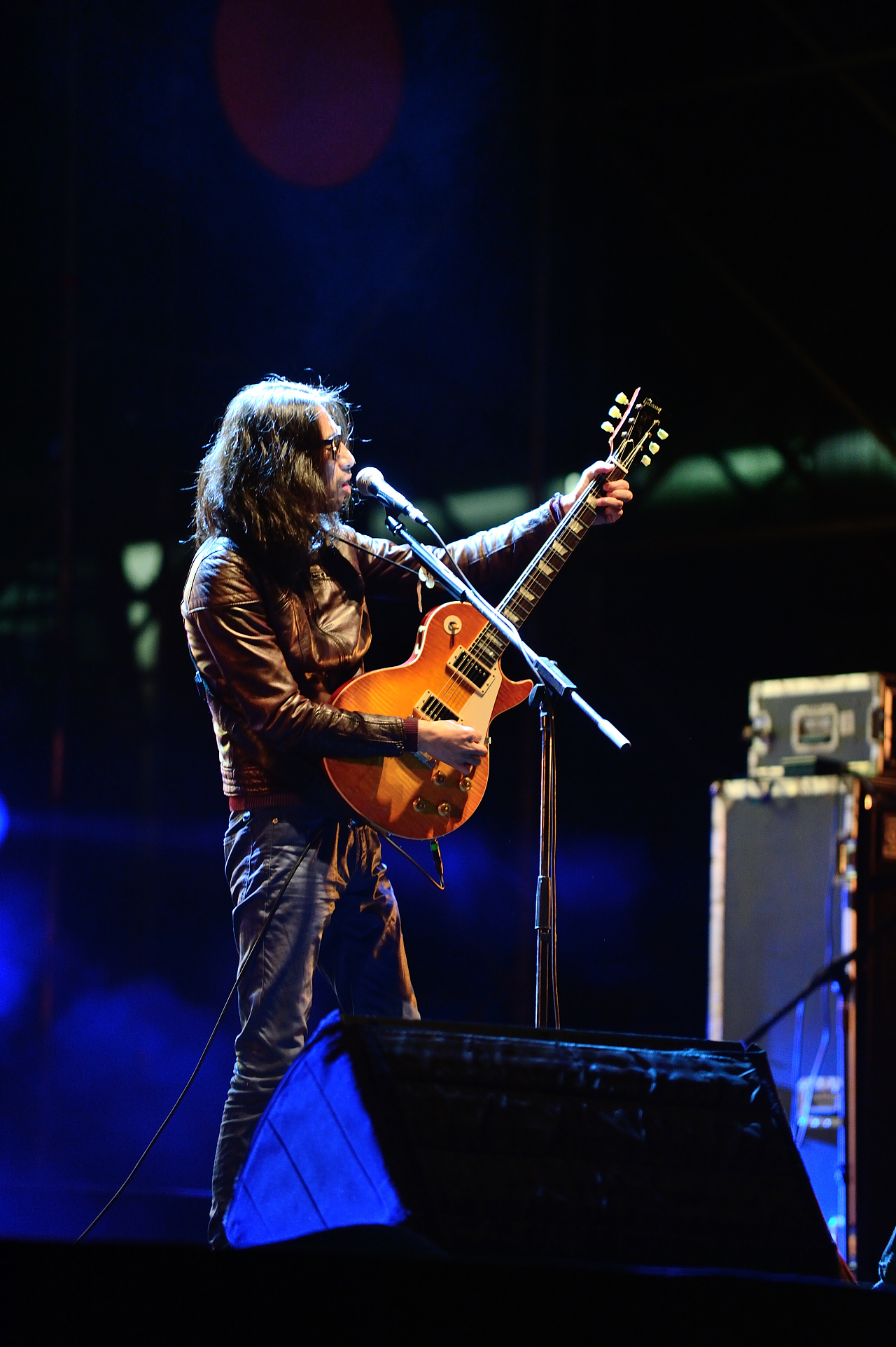 谢天笑 2017草莓音乐节 现场 舞台 摇滚君