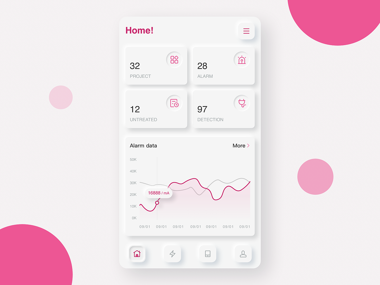 Smart electricity project App-新拟态概念设计