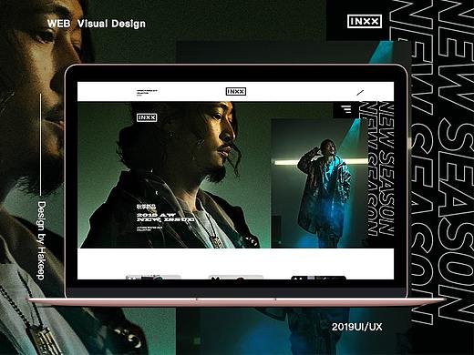 INXX高保真体验UX首页设计