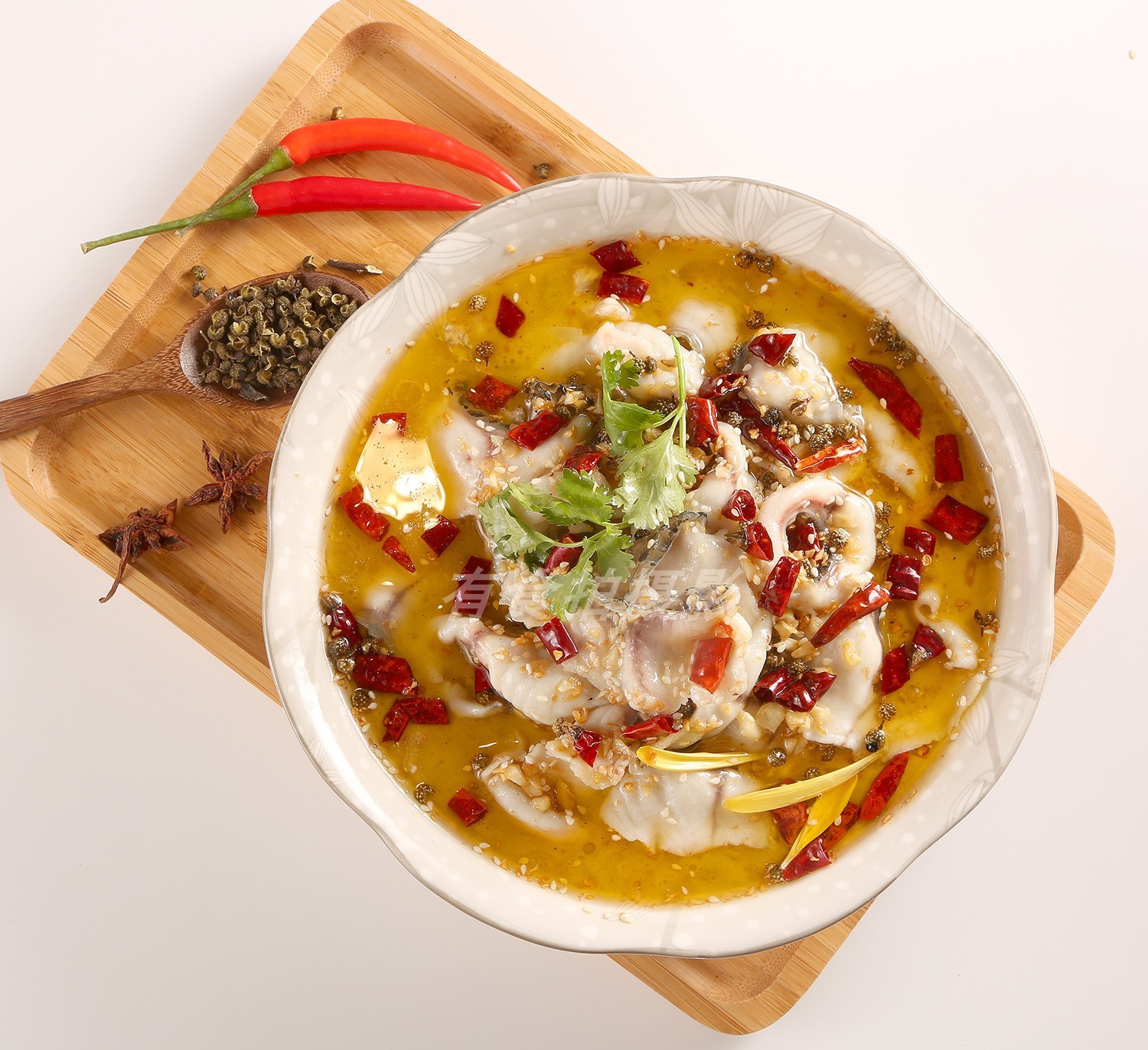 深圳食品美食菜品摄影--酸菜鱼拍摄