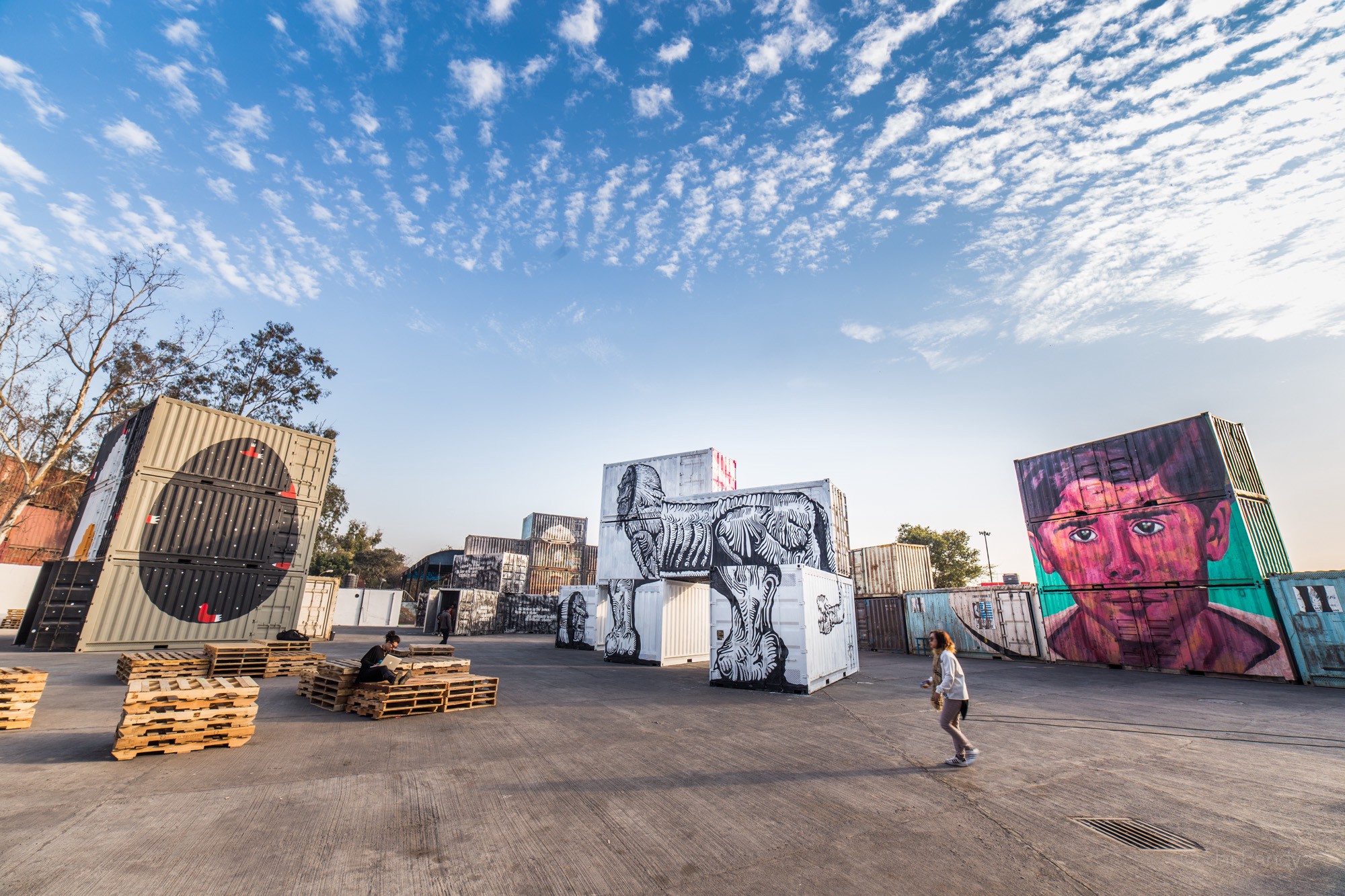 打翻颜料桶,脑洞大开的集装箱涂鸦创意设计|空间-工业/产品-三维|资讯