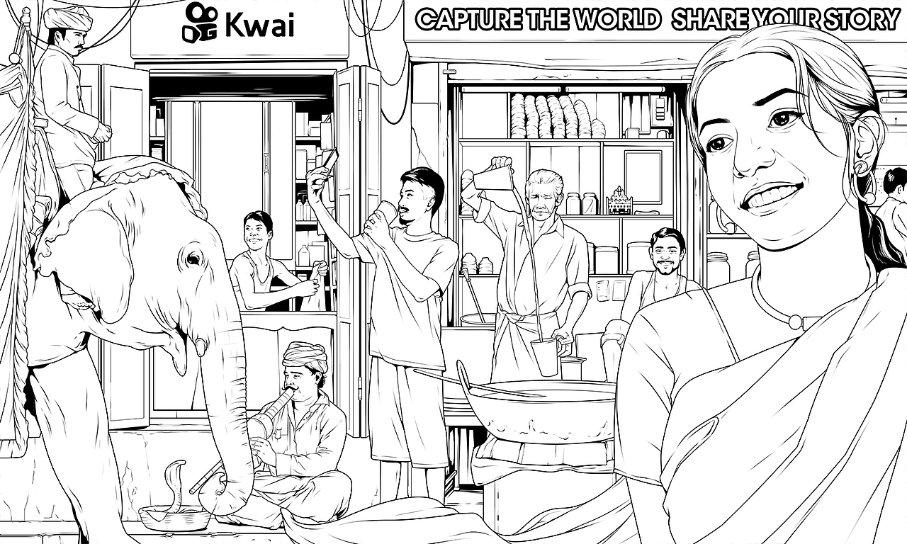 Kwai 品牌插画（图ZMjAwODQ5MjI4） - 商业插画 - 站酷设计师我是子鉴吗原创素材 - 站酷ZCOOL