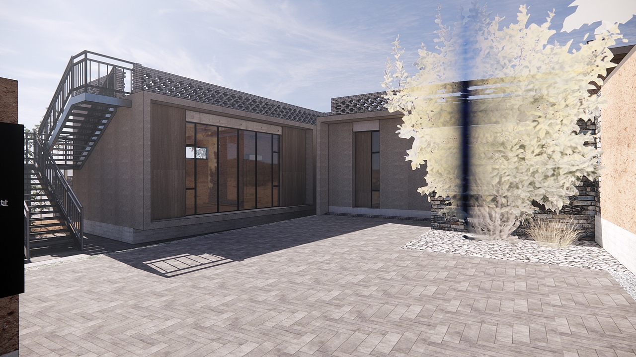 红色美学山居——黑岩村（图ZMjY5MzM0MDgw） - 景观设计 - 站酷设计师任志远原创素材 - 站酷ZCOOL