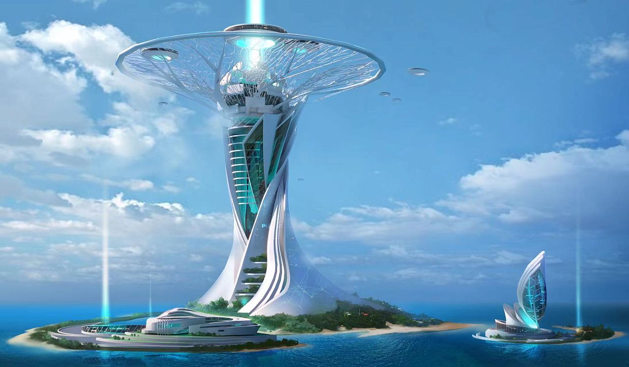 参与腾讯元宇宙项目岛屿设计概念图1