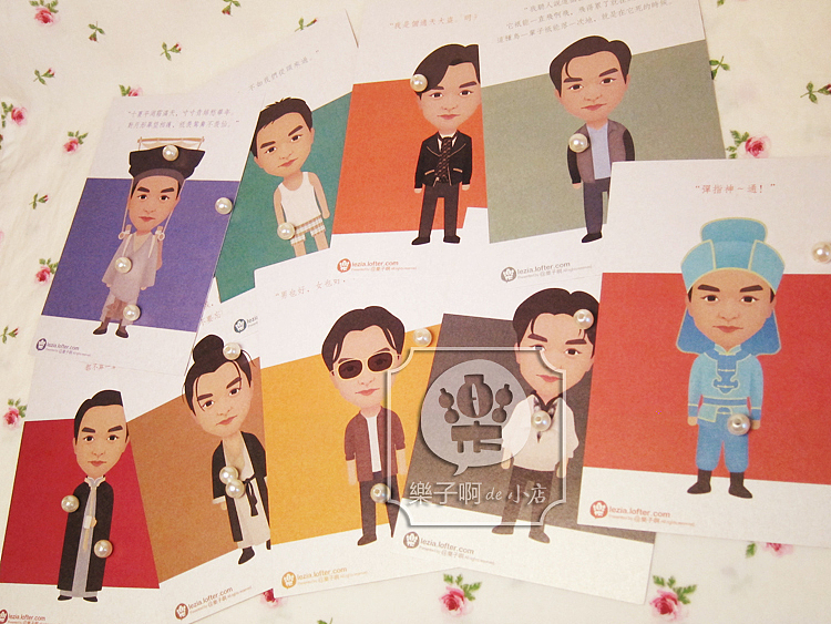 张国荣电影角色 | 卡通肖像（图ZMjc2MTgwMjA=） - 单幅漫画 - 站酷设计师樂子啊原创素材 - 站酷ZCOOL