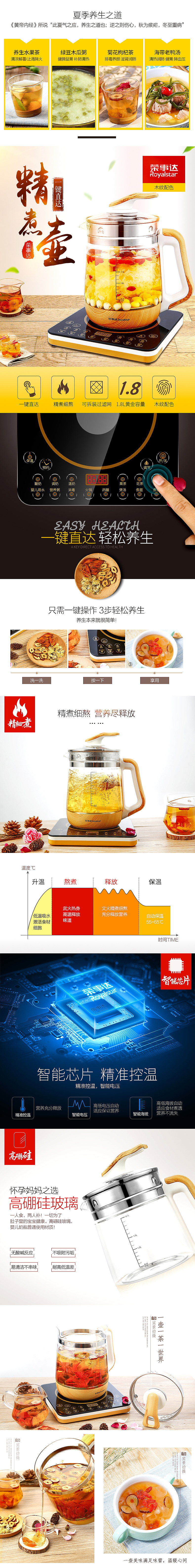 荣事达养生壶 天猫 淘宝 聚划算母亲节聚划算天猫淘宝品牌团促销闪购双11