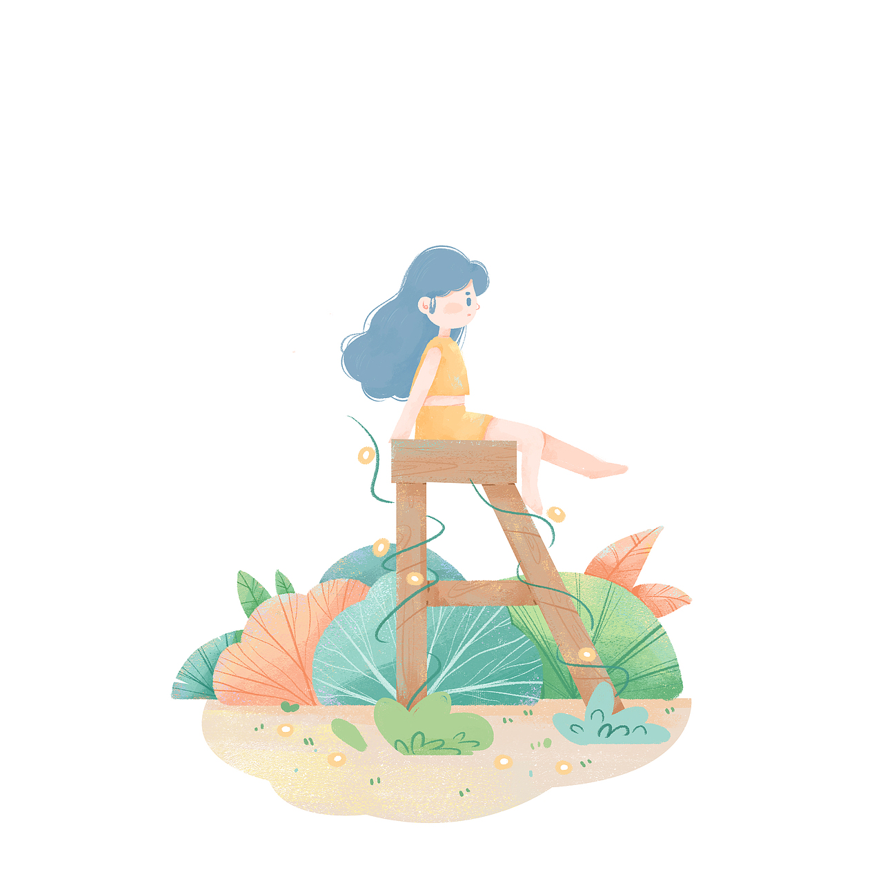 儿童插画小场景（图ZMjc4MDU3OTYw） - 儿童插画 - 站酷设计师柚子有呦原创素材 - 站酷ZCOOL