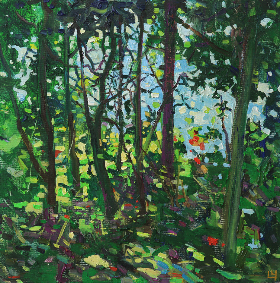 写生|周章科2015年夏季庐山写生油画作品欣赏