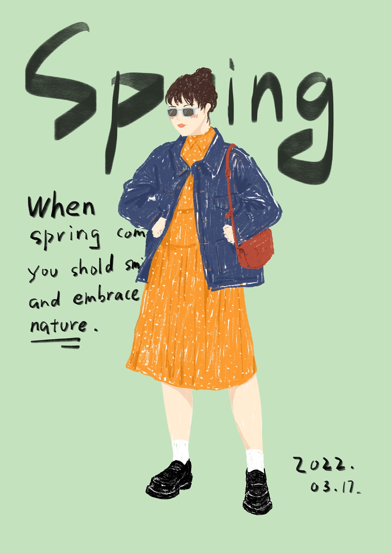 【插画】集齐九张咯