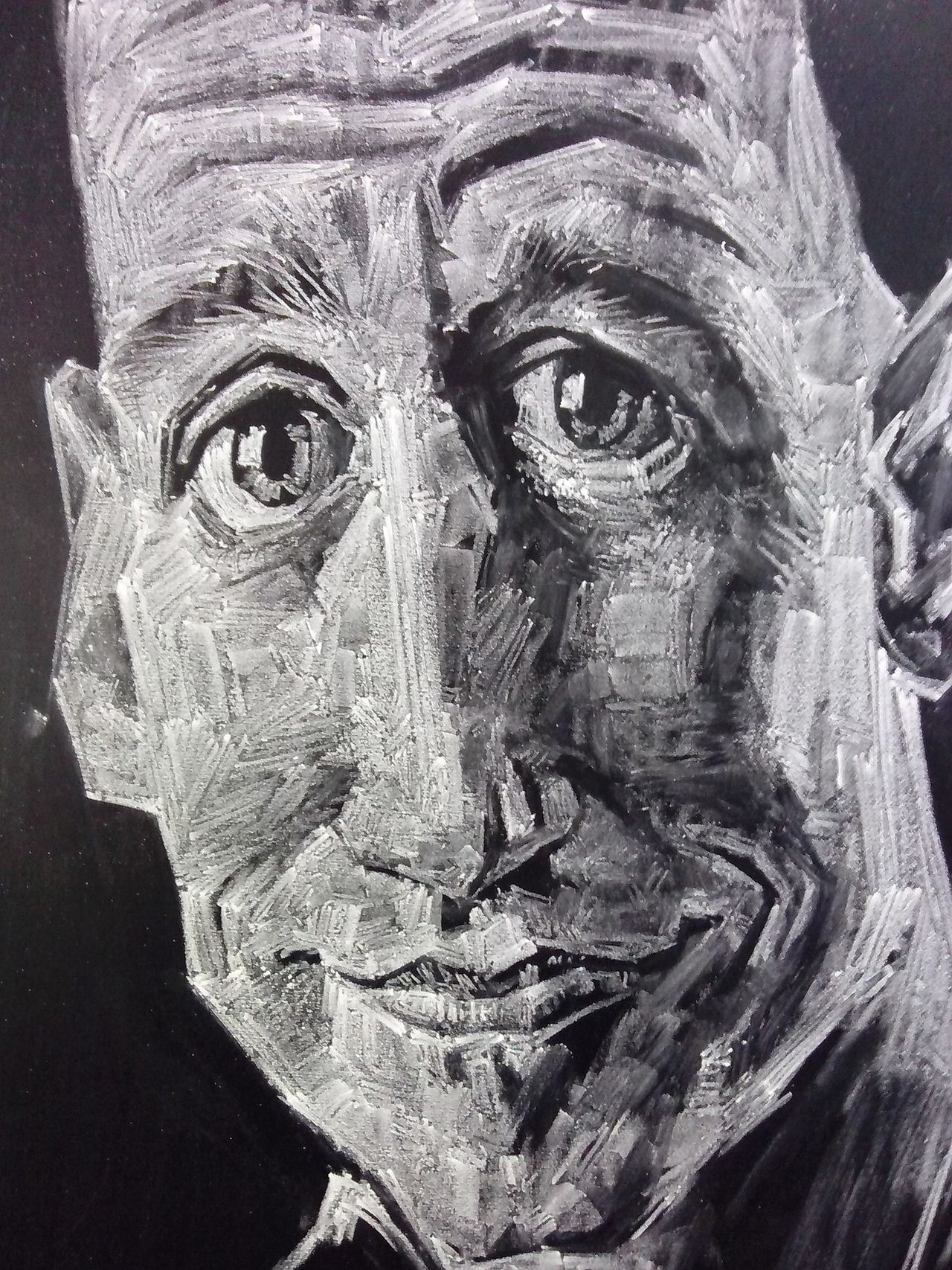 黑板粉笔画稿2016