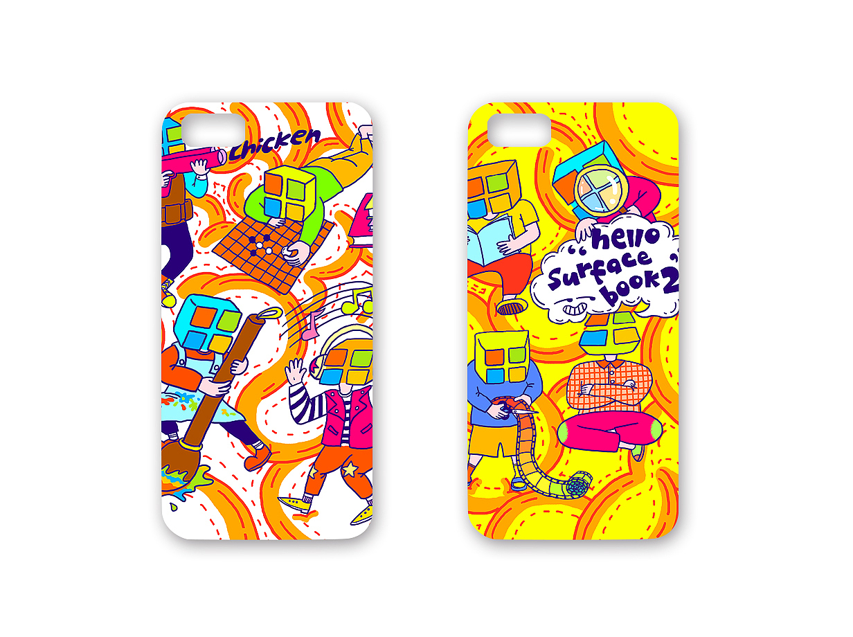 多重人格“戏精的诞生”—SURFACE BOOK2随性专属包（图ZMTAxNjcxOTYw） - 图案 - 站酷设计师尹子子原创素材 - 站酷ZCOOL