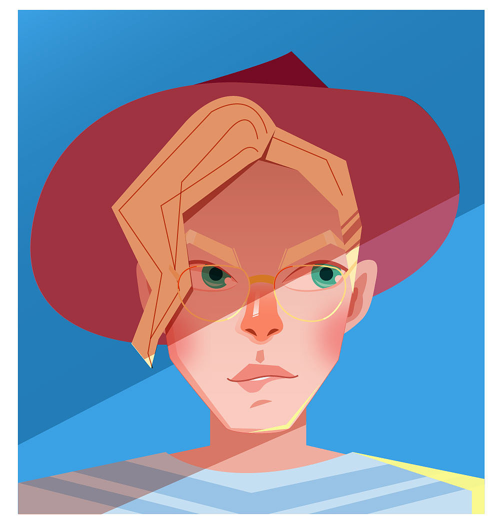 矢量人物头像练习