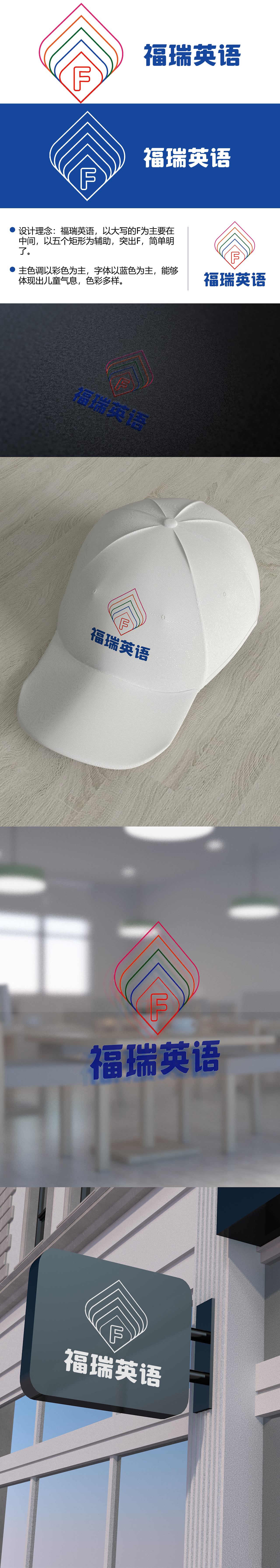福瑞英语logo设计（图ZMjUyNzYzOTQ4） - Logo - 站酷设计师肖颍原创素材 - 站酷ZCOOL