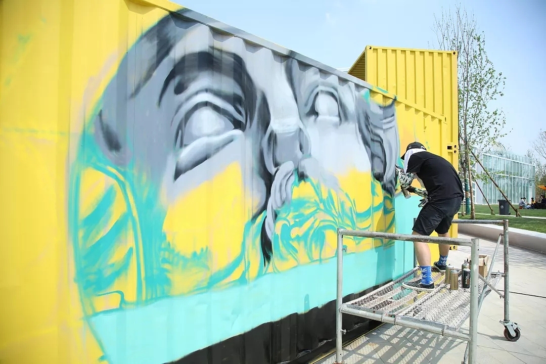 集装箱涂鸦·郑州（图ZMTU5Mjg3NDA4） - 绘画 - 站酷设计师xmark极意涂鸦原创素材 - 站酷ZCOOL