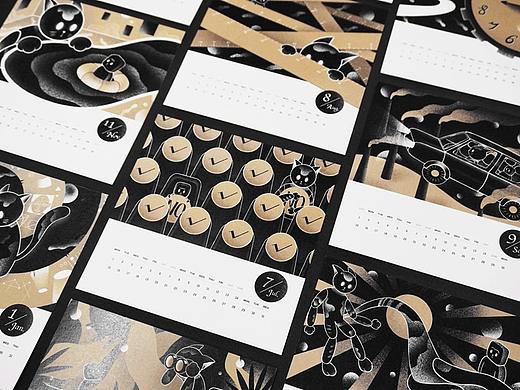 「不要相信2019」明信片插画日历