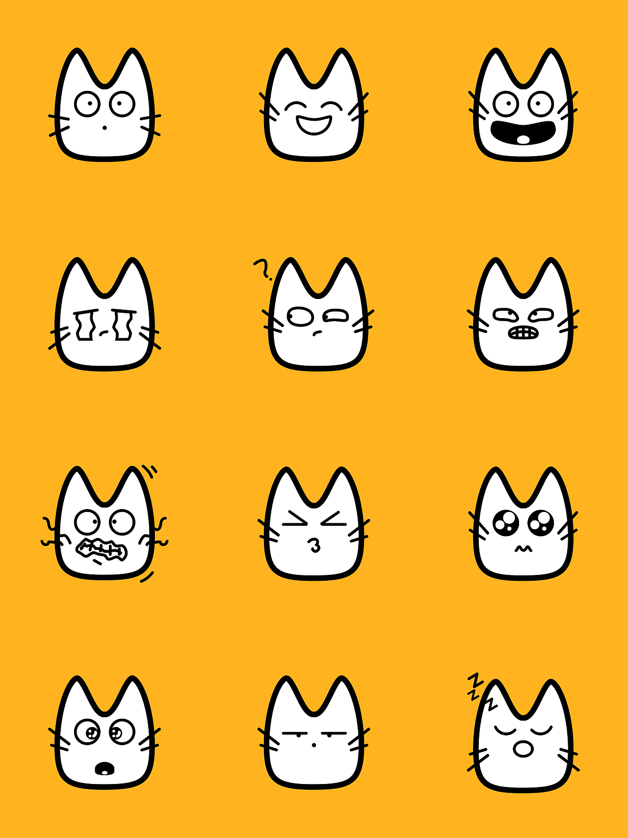 搞笑的逗小白搜狗表情包设计