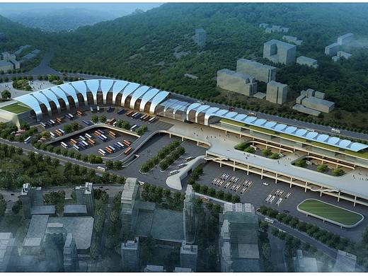 重庆涪陵高山湾综合客运换乘枢纽工程