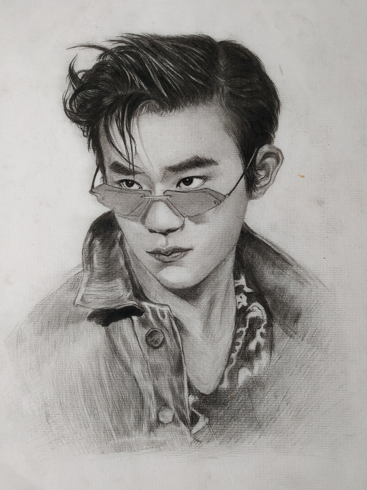 素描《人像》|手工艺|工艺品设计|零零后画痴 - 原创作品 - 站酷