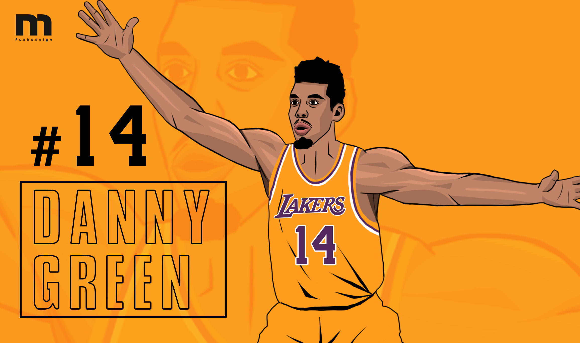 近期nba球星手绘插画