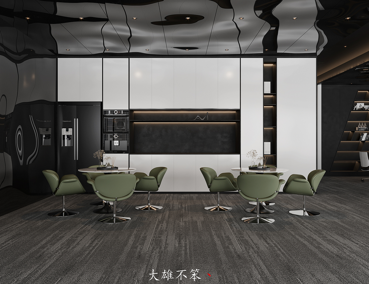 办公区效果图体现（图ZMjg4NzE3ODU2） - 家装设计 - 站酷设计师大雄不笨丶原创素材 - 站酷ZCOOL
