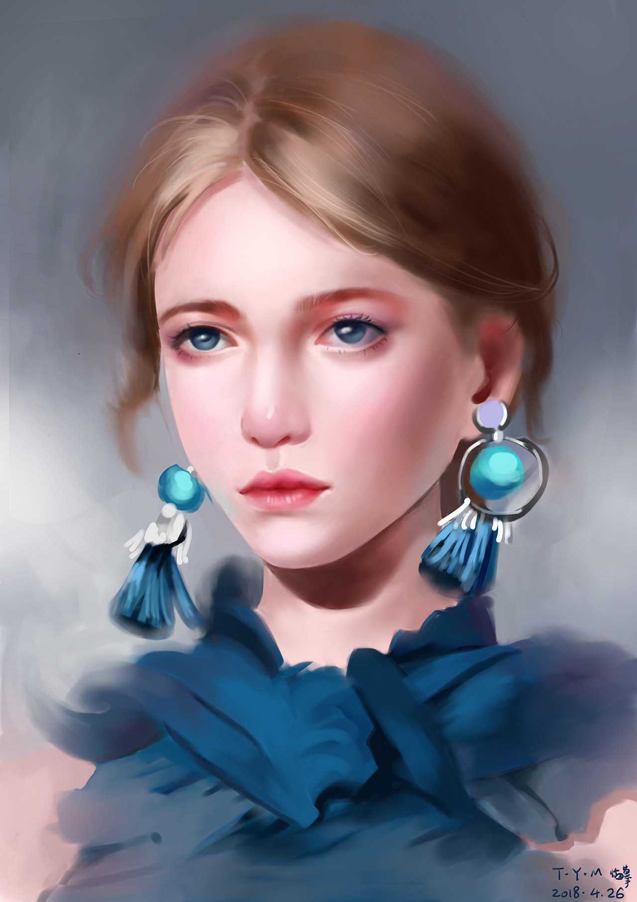 最近兩個月的頭像練習（圖ZMTE3NDA4ODcy） - 創(chuàng)作習作 - 站酷設計師伊貓w原創(chuàng)素材 - 站酷ZCOOL