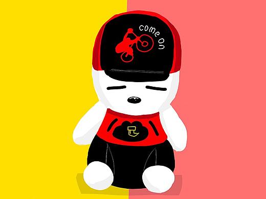 流氓兔公仔手绘