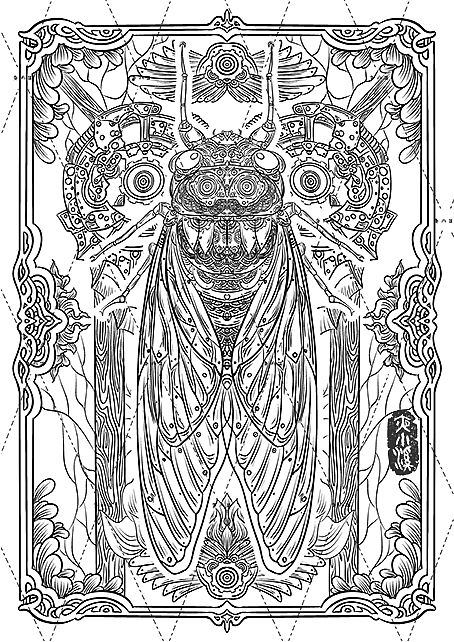 机械昆虫系列—蝉！（图ZMzEzNjk4NjA4） - 创作习作 - 站酷设计师夜小溪原创素材 - 站酷ZCOOL