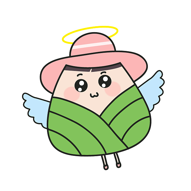 快过端午节了,画的几枚粽子宝宝!