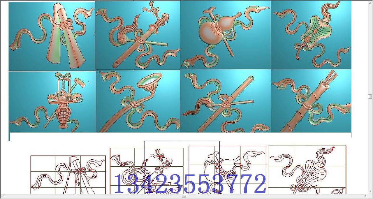 精雕浮雕灰度图雕刻图纸jdp木雕bmp
