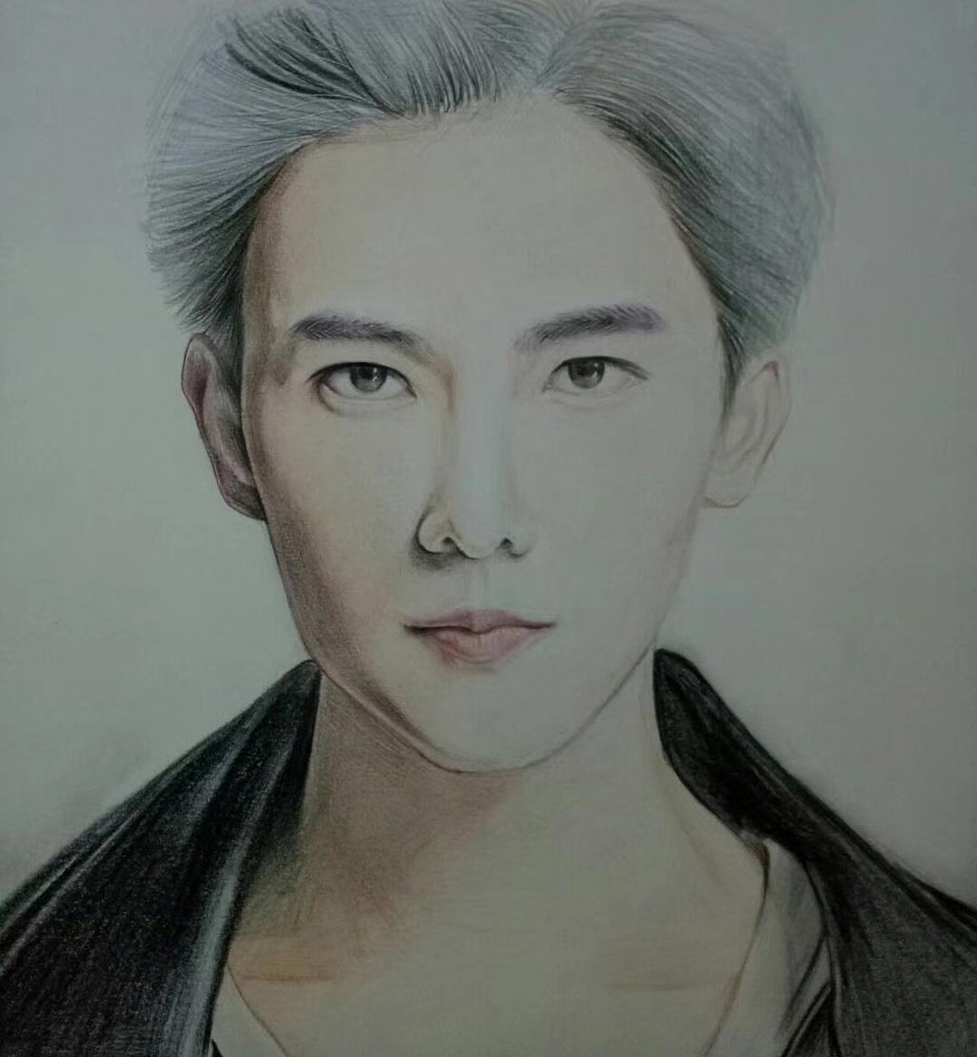 彩铅杨洋|纯艺术|绘画|z13253449_原创作品-站酷zcool
