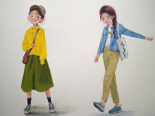 手绘卡通人物