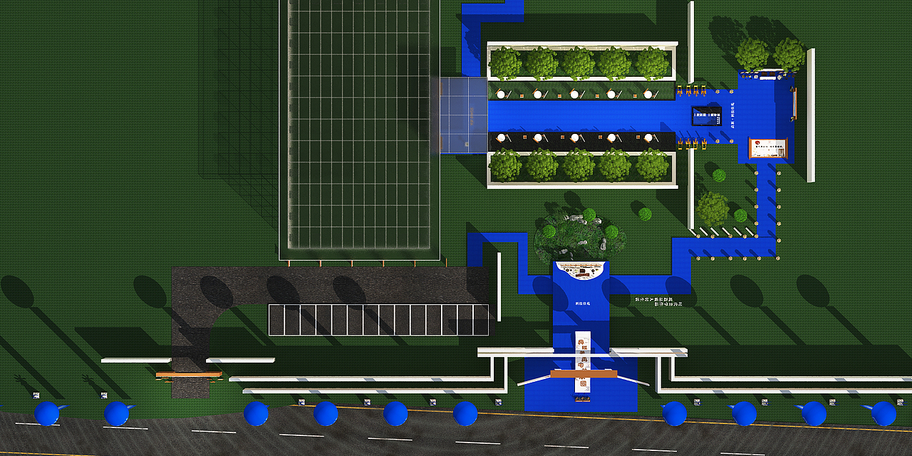 新中式活动美陈方案 营销中心开放 中式（图ZMTk2ODczMjgw） - 其他三维 - 站酷设计师淄博瀚象文化传媒原创素材 - 站酷ZCOOL