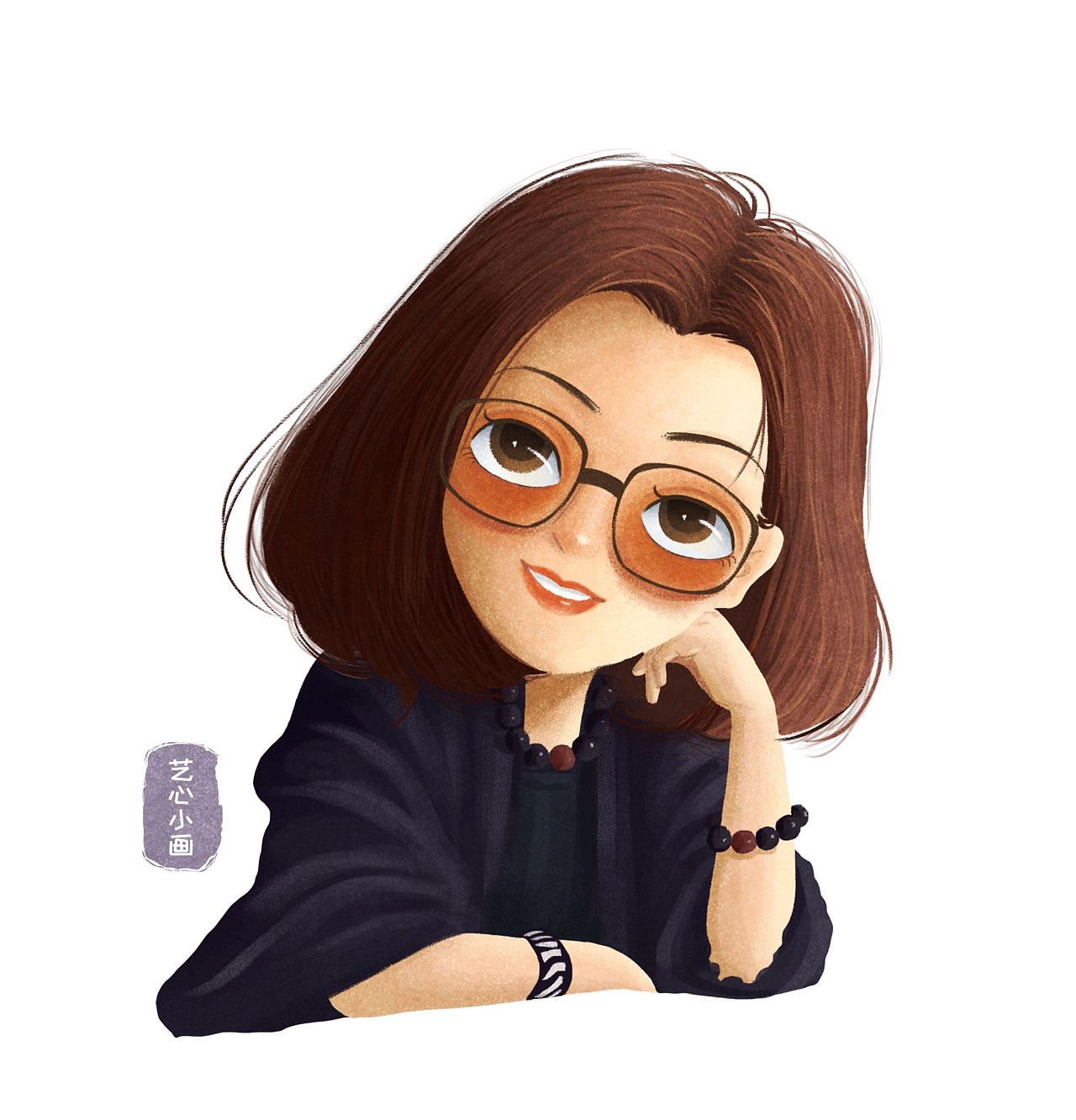 小头像|插画|商业插画|艺心小画 - 原创作品 - 站酷 (zcool)