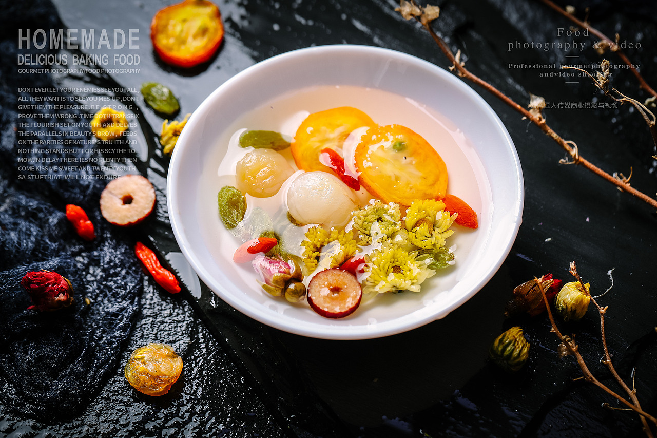 花茶拍摄 拍照摄影 花草茶商业定制摄影 花茶广告拍摄