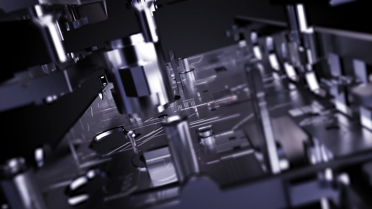 联想智能门锁锁体三维动画制作