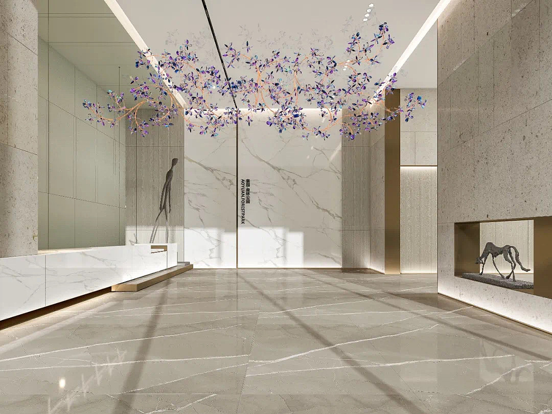 朗生案例|「奥园 •锦官芳华」简洁纯粹中的几何美感