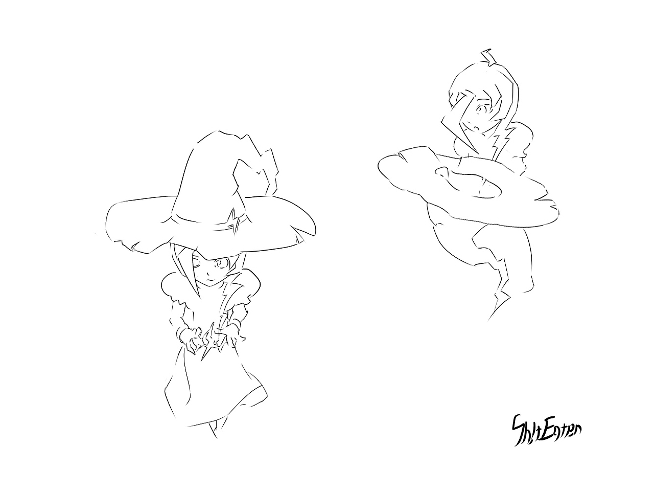 人物设定种种（图ZMTE1MzQxNg==） - 概念设定 - 站酷设计师SoliDEyE原创素材 - 站酷ZCOOL